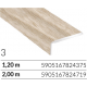 ARBITON CS25 dąb loft W3 profil zakończeniowy do wykończenia podłogi 1,2m